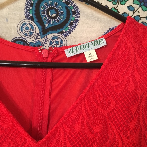 Francesca’s lace v-neck dress - Picture 3 of 4